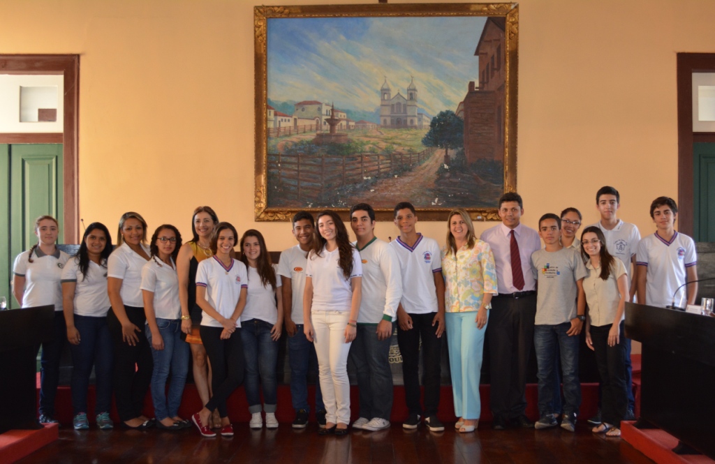 Câmara Jovem realiza a primeira sessão no Plenário Sebastião de Lacerda.