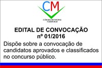 Edital de Convocação 01/2016